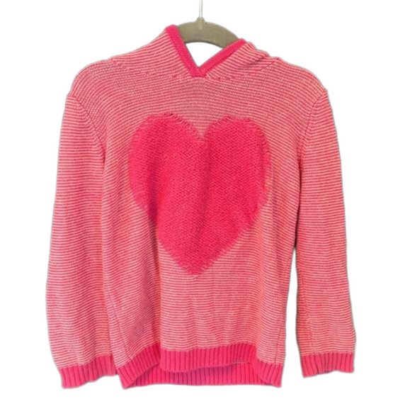 Sears long sleeve hoodie knit sweater - Picture 1 of 9